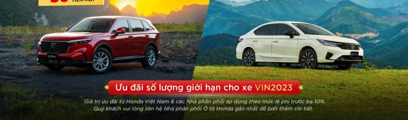 Tháng 4 năm 2024 Chương trình khuyến mại của các dòng xe ô tô Honda tốt nhất