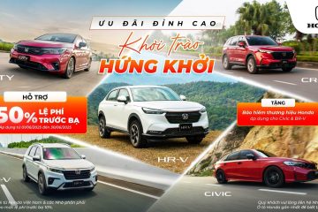 Chương trình khuyến mại của các dòng xe ô tô Honda trong tháng 6 năm 2025